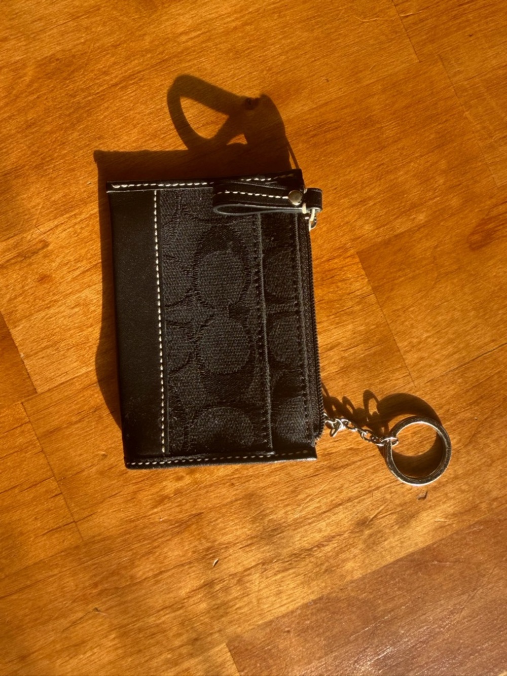 Coach Card Wallet Keyring